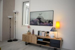 Μια τηλεόραση ή/και κέντρο ψυχαγωγίας στο Santeria Modern Loft