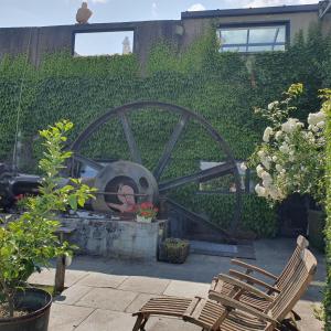 Zahrada ubytování B&B De Vlaschaerd