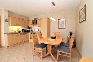 Kuchyň nebo kuchyňský kout v ubytování Altes Wasserwerk App 22