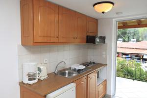 A kitchen or kitchenette at Yiannis Studios