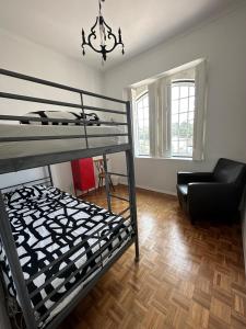 Giường trong phòng chung tại Casa Branca