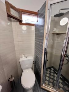A bathroom at Aphrodite Hotel