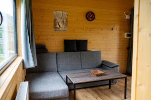 Gorai في كازباجي: غرفة معيشة مع أريكة وطاولة
