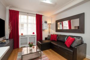 Svetainės erdvė apgyvendinimo įstaigoje Modern Quiet 1 bed Flat -Mayfair