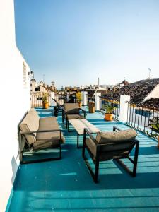 A balcony or terrace at Ancha Village