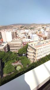a view of a city from the top of a building at Fantástico ático en el centro de Almería in Almería