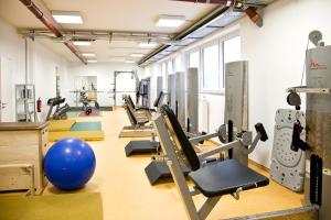 Fitnesscenter och/eller fitnessfaciliteter på business & conference Sporthotel Großwallstadt
