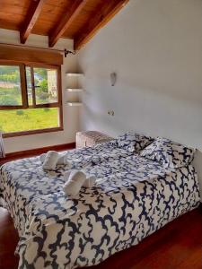 Postel nebo postele na pokoji v ubytování Apartamento el Remiendu Pegau