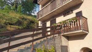 Balkón nebo terasa v ubytování bb26 apartment mountain Lozio