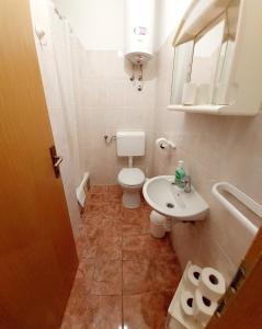 Koupelna v ubytování Apartman Igor