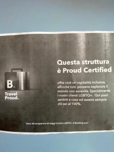Certifikát, ocenenie alebo iný dokument vystavený v ubytovaní Panorama da Cartolina