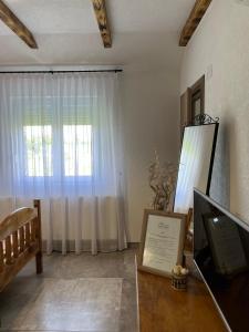 TV a/nebo společenská místnost v ubytování Apartmani Subotic