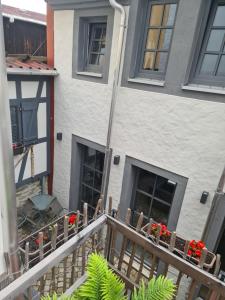 Balkón nebo terasa v ubytování Hotel b&b altes hinterhäusel