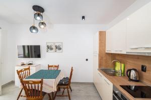 Kuchyň nebo kuchyňský kout v ubytování Cozy Apartment Branka with nice Garden