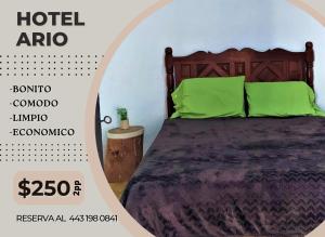 Postel nebo postele na pokoji v ubytování Hotel Ario