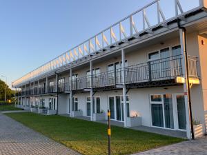 Bygningen som pensionatet ligger i