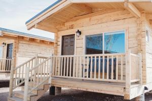 Ein Balkon oder eine Terrasse in der Unterkunft Muddy Creek Mining Company