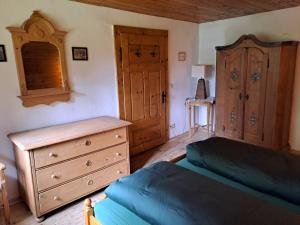 Postel nebo postele na pokoji v ubytování Forsthaus Pracken