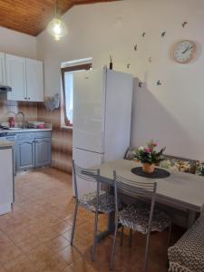 Kuchyň nebo kuchyňský kout v ubytování Apartmani Milenko Lubenice