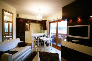 Телевизор и/или развлекательный центр в Apartament Glamour II