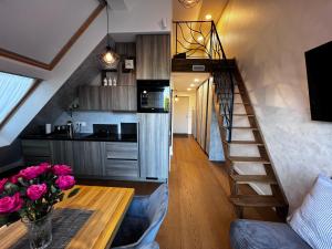 Dapur atau dapur kecil di Windflower apartment +8 gambar