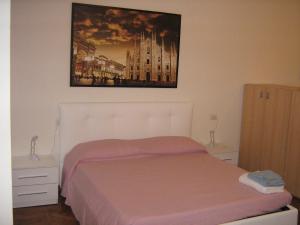 En eller flere senge i et værelse på Flat in Milan 1