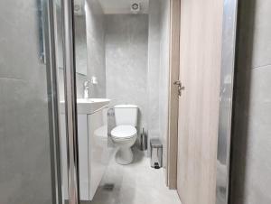 A bathroom at Acropolis View Dream Apartments