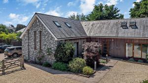 Bygningen som feriehuset ligger i