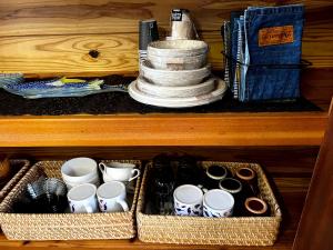 Set per la preparazione di tè e caffè presso 奄美の一棟貸切りヴィラ Amalog アマログ