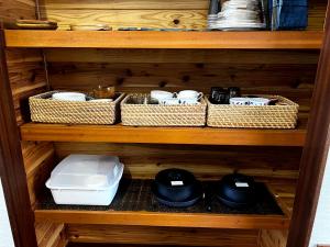 Set per la preparazione di tè e caffè presso 奄美の一棟貸切りヴィラ Amalog アマログ