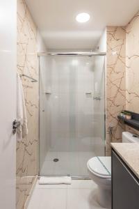 Phòng tắm tại LA6 Studio Aconchegante Com Acesso Rápido ao Metrô +51 ảnh