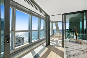 海景或在度假屋看到的海景