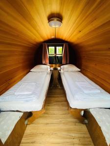 Postel nebo postele na pokoji v ubytování K 357 - Low budget Hotel in Ratekau bei Lübeck