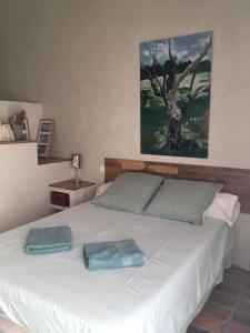 Posteľ alebo postele v izbe v ubytovaní Gite des amis Domaine de Mas Caron