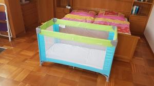 A bed or beds in a room at Ferienhaus Christian
