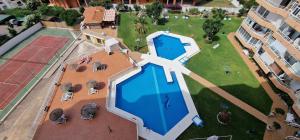 Bazén v ubytovaní Macarena´s Home *Sea view*-Saltillo Alto alebo v jeho blízkosti