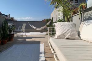 Balkón alebo terasa v ubytovaní HOMESTAY rooftop