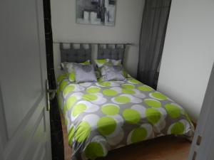 Postel nebo postele na pokoji v ubytování Gîte Utah