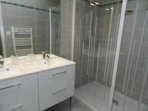 Koupelna v ubytování Gîte Utah