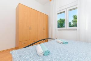 Apartmani Vita, Ližnjan - apartman 2客房内的一张或多张床位