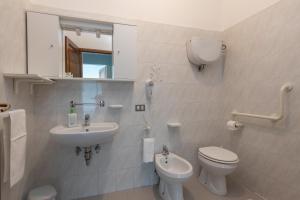 Koupelna v ubytování Agriturismo Metina