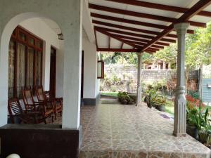 Zahrada ubytování Muthu Villa Sri Lanka