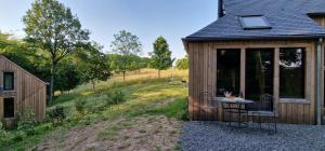 Zahrada ubytování Les cabanes des Pierreux