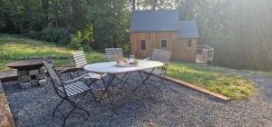 Zahrada ubytování Les cabanes des Pierreux