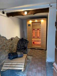 Ein Sitzbereich in der Unterkunft Ritterstube - Eifelstuben mit Charme, Nähe See und Burg, außergewöhnlich, Vulkaneifel