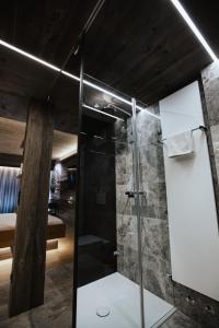 Koupelna v ubytování Hotel Gleiserei