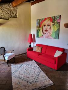 Country House La Collina di Bargiano - Casa Raffaella的休息区
