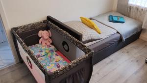 Posteľ alebo postele v izbe v ubytovaní Apartament -Jak w domu- Czeladź 60m2 Centrum Katowic 10km