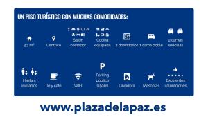 Certifikát, hodnocení, plakát nebo jiný dokument vystavený v ubytování Apartamento Plaza de la Paz