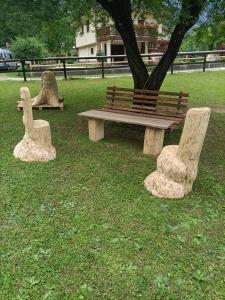 Vonkajšia záhrada v ubytovaní Casa Stefy